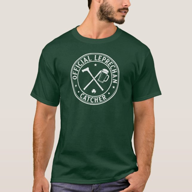 Official Leprechan Catcher T-Shirt (Front)