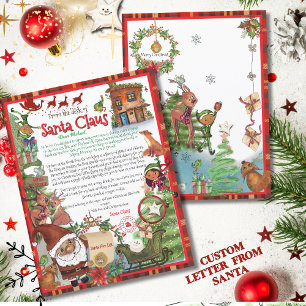 Official Letter from Santa Claus Traditional Red