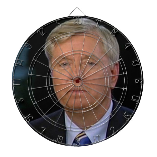 official lindsey graham dartboard (Front)