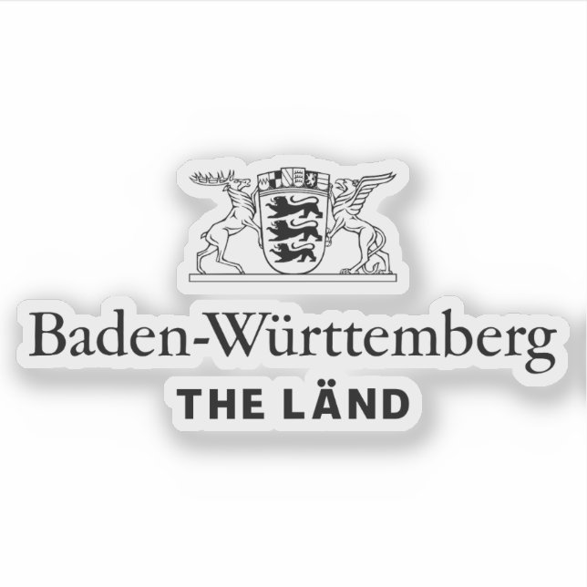 Official logo of Baden-Württemberg, Germany Sticker (Front)