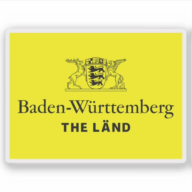 Official logo of Baden-Württemberg, Germany - v2 Sticker (Front)