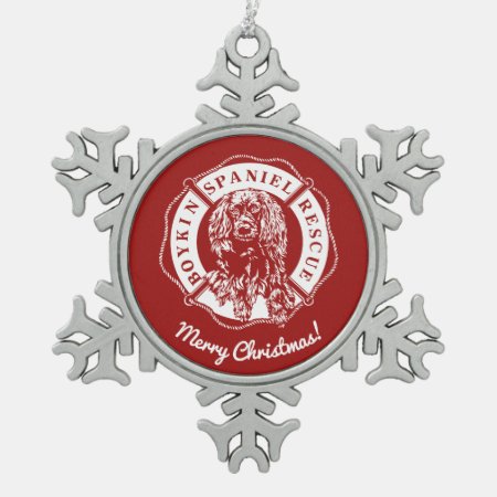 Official Logo Pewter Ornament - Red
