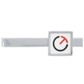Official LOGO Silver Finish Tie Bar