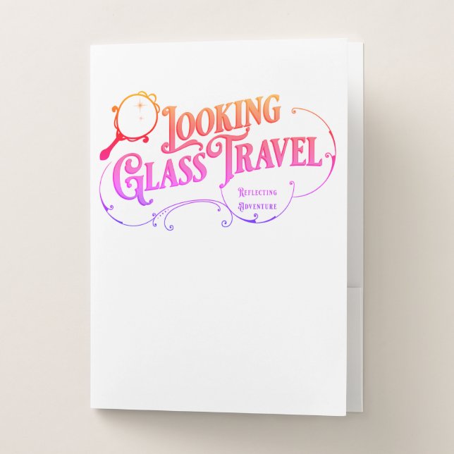 Official Looking Glass Travel Pocket Folder (Front)