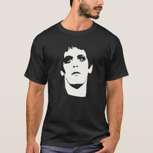 Official Lou Reed Photo Walk On The Wild Side T_Shirt