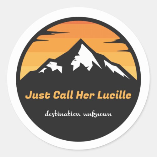 Official Lucille Merch Classic Round Sticker