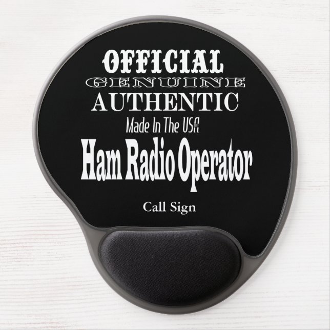 Official Made In The USA Ham Operator Mouse Pad (Front)