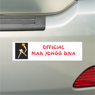 Official Mah Jongg Diva Bumper Magnet