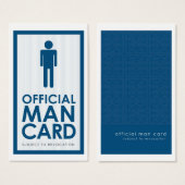Official Man Card (Front & Back)