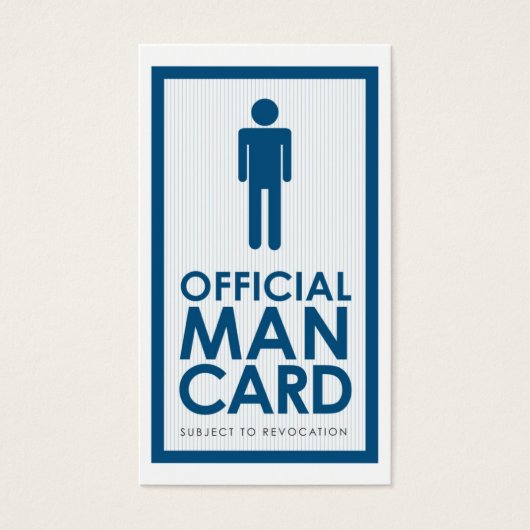 Official Man Card (Front)