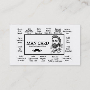 Official Man Cards! Business Card