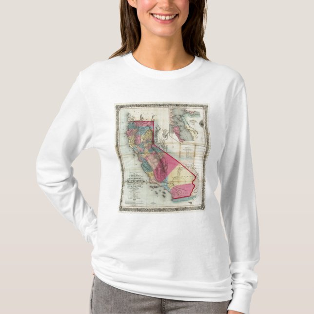 Official map of the State of California T-Shirt (Front)