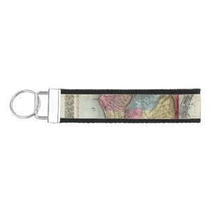 Official map of the State of California Wrist Keychain