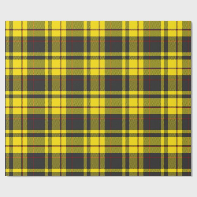 Official McLeod Tartan Wrapping Paper (Flat)