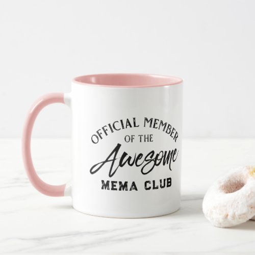 Official Mema Grandma Club Mug