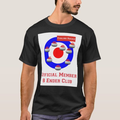 Official Member 8 Ender Club Stickerpng T_Shirt