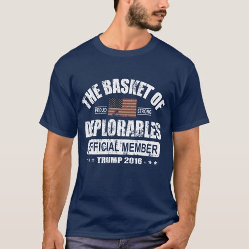 Official Member Basket of Deplorables T_Shirt