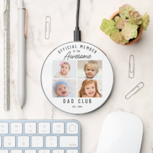 Official Member Dad Club Photo  Wireless Charger