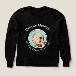 Official Member Of The Clean Plate Club-school Tri-Blend Shirts