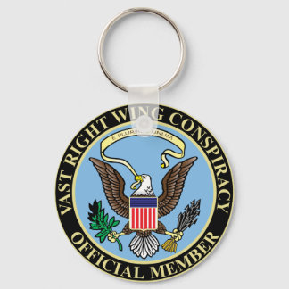 Official Member of The Vast Right Wing Conspiracy Keychain