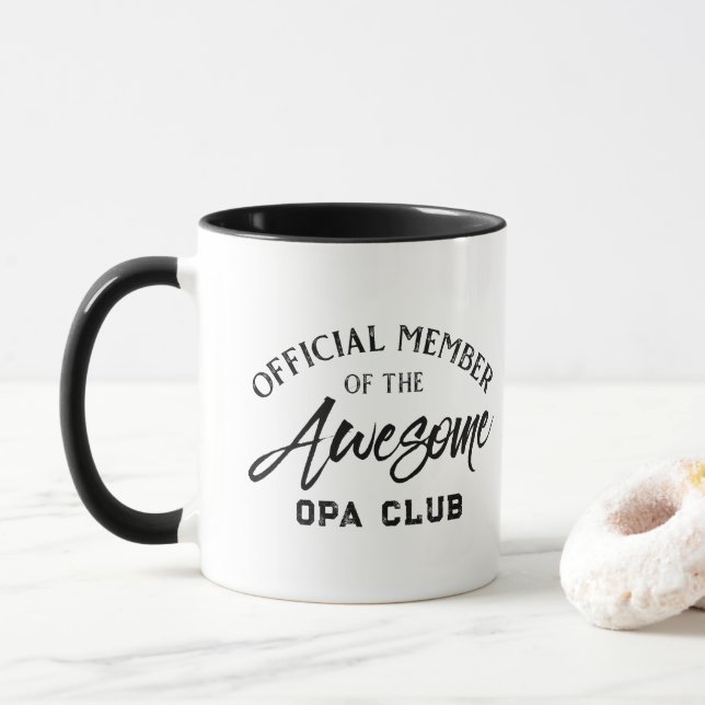 Official Member Opa Club  Mug (With Donut)