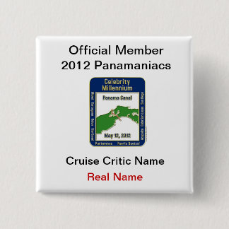 Official Member Panamaniacs Pinback Button