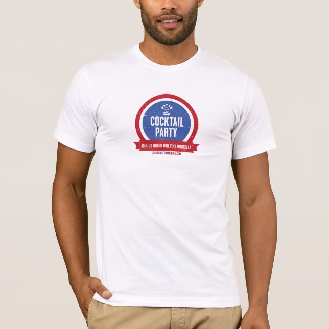 Official Men's Cocktail Party T-Shirt (Front)
