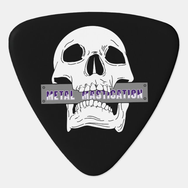 Official Metal Mastication Guitar Pick (Front)