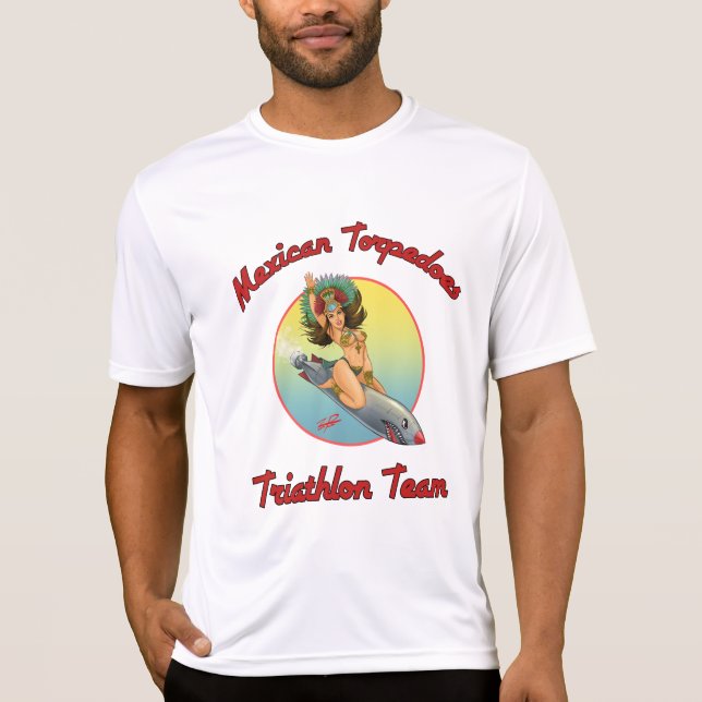 OFFICIAL: Mexican Torpedoes Triathlon Team MICRO F T-Shirt (Front)