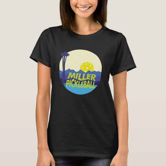 Official Miller pickle ball t-shirt (Front)