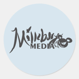 Official Millsbury Media Logo Classic Round Sticker