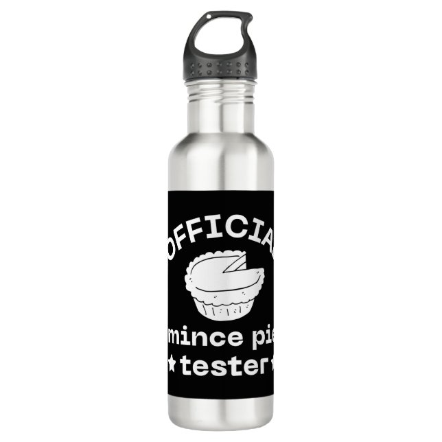 Official Mince Tester Stainless Steel Water Bottle (Front)