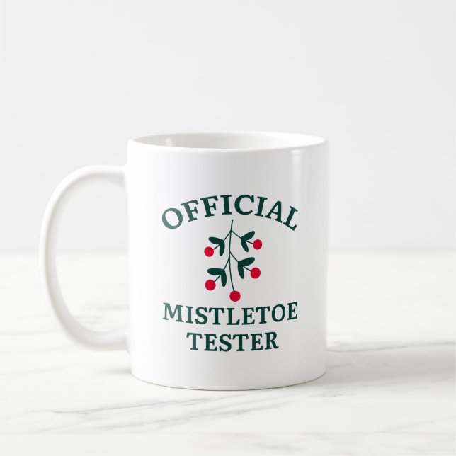 Official Mistletoe Tester Coffee Mug (Left)