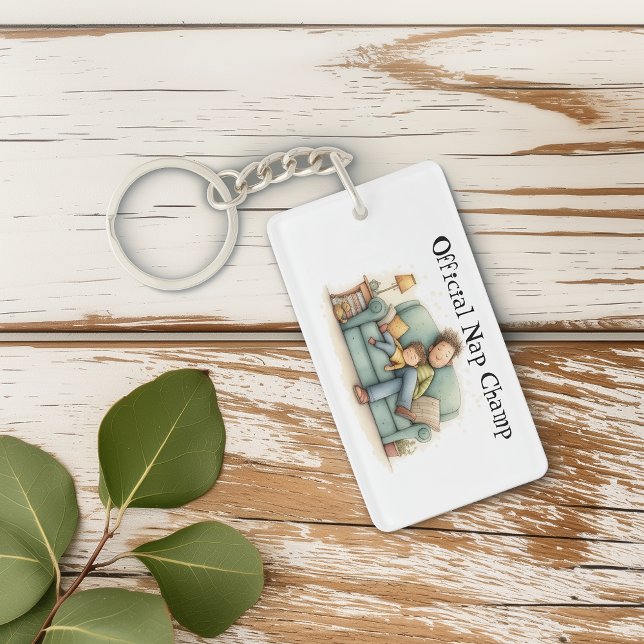Official Nap Champ Father's Day  Keychain (Creator Uploaded)