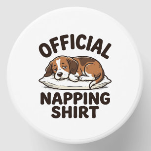 Official Napping Shirt Sleepy Dog Vintage Design_1 Mini Candle Favors