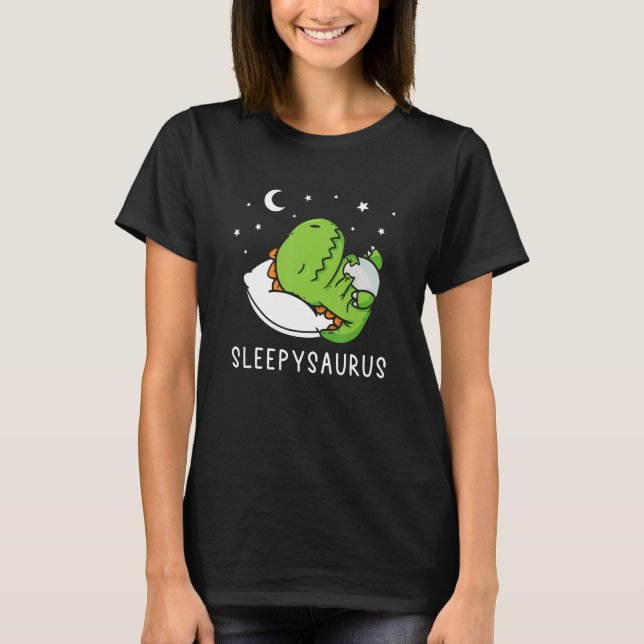 Official Napping Shirt Sleepysaurus Lover Sleeping (Front)