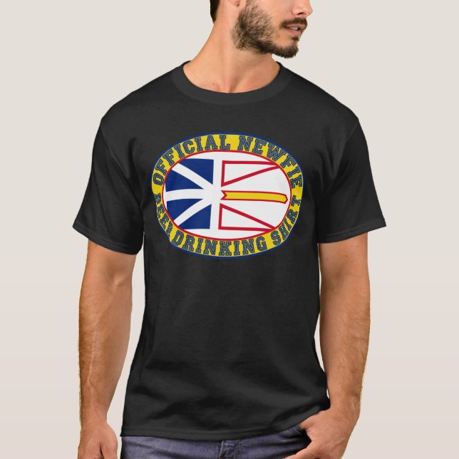 Official Newfie Beer Drinking Shirt (Front)