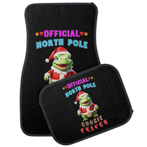 Official North Pole Cookie Tester Giant Christmas Car Floor Mat