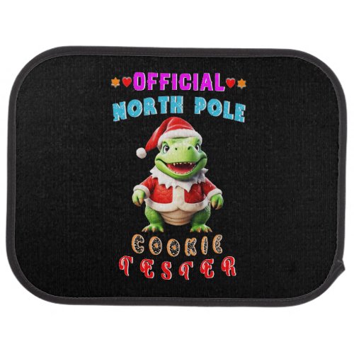 Official North Pole Cookie Tester Giant Christmas Car Floor Mat