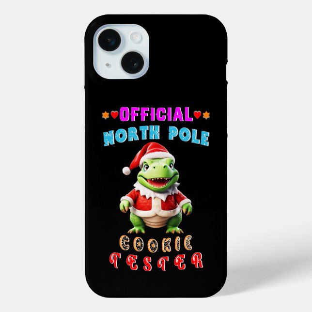 Official North Pole Cookie Tester Giant Christmas Case-Mate iPhone Case (Back)