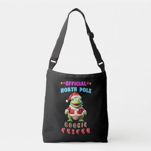 Official North Pole Cookie Tester Giant Christmas Crossbody Bag