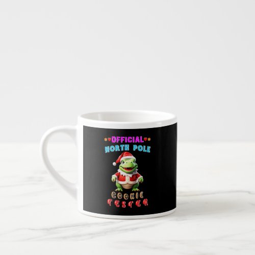 Official North Pole Cookie Tester Giant Christmas Espresso Cup