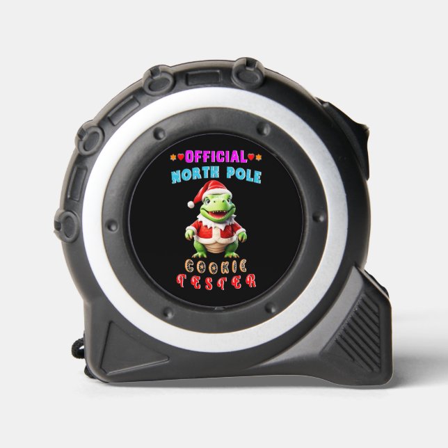 Official North Pole Cookie Tester Giant Christmas Tape Measure (Front)