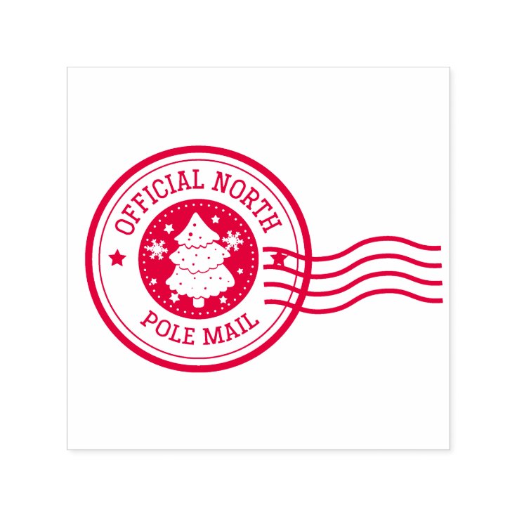 Official North Pole Mail Self-inking Stamp | Zazzle