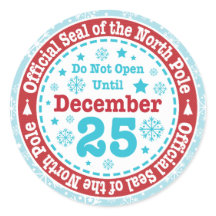 Official North Pole Seal Christmas