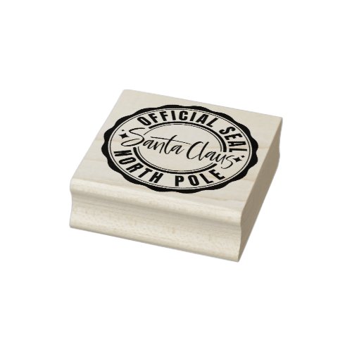 Official North Pole Seal Rubber Stamp