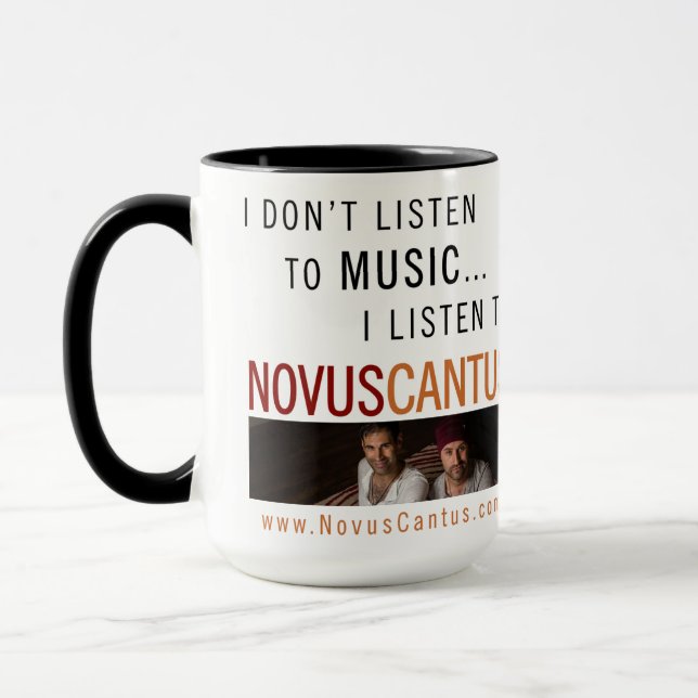 Official Novus Cantus Mug (Large 15oz!) (Left)