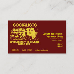 Official Obammunist Part Commissar Card