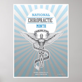 Official October National Chiropractic Month Poster