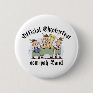 Official Oktoberfest Oom Pah Band Button